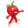 Red Apple Mascot Costume