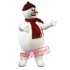 Cute Snowman Mascot Costume
