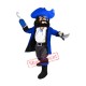 Blue Pirate Mascot Costume Blue Pirate Mascot Costume