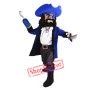 Blue Pirate Mascot Costume