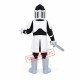 Black & Silver knight Mascot Costume Black & Silver knight Mascot Costume