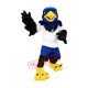Blue Hawk Mascot Costume Blue Hawk Mascot Costume