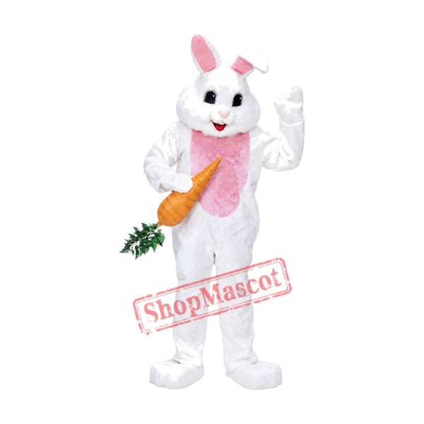 Pink Easter Rabbit Mascot Costume Pink Easter Rabbit Mascot Costume