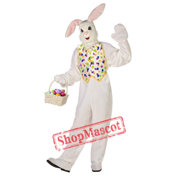 Deluxe Easter Bunny Adult Mascot Costume