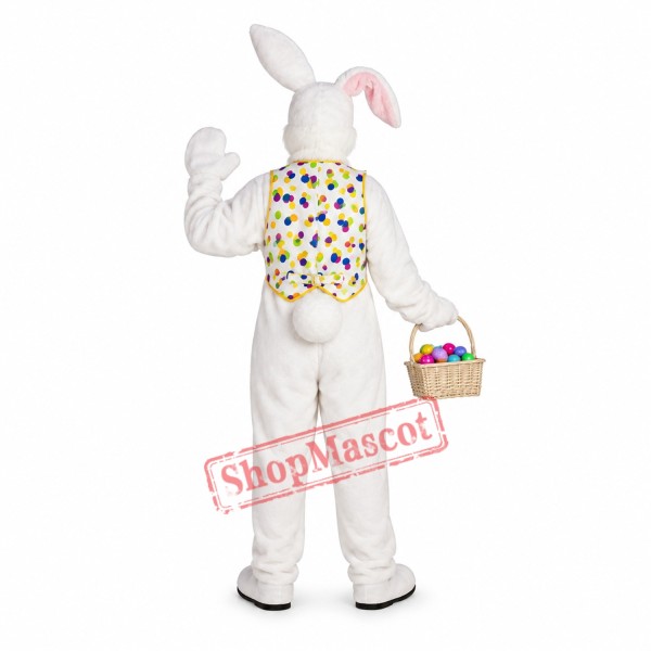Deluxe Easter Bunny Adult Mascot Costume Deluxe Easter Bunny Adult Mascot Costume
