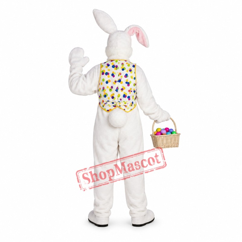 Deluxe Easter Bunny Adult Mascot Costume Deluxe Easter Bunny Adult Mascot Costume