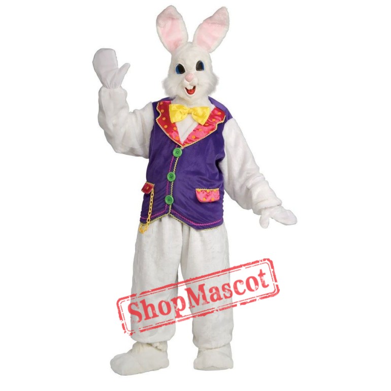 Easter Bunny Adult Mascot Costume