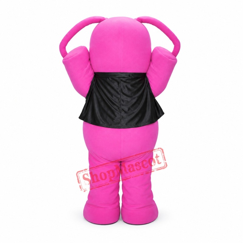 Fat Pink Elephant Mascot Costume Fat Pink Elephant Mascot Costume