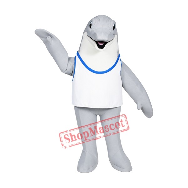 Professional Quality Dolphin Mascot Costume Professional Quality Dolphin Mascot Costume