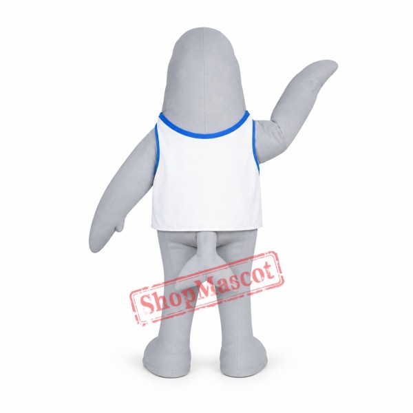Professional Quality Dolphin Mascot Costume Professional Quality Dolphin Mascot Costume