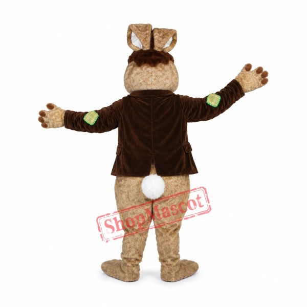 High Quality Brown Rabbit Mascot Costume High Quality Brown Rabbit Mascot Costume