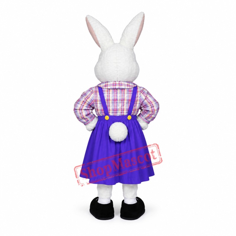 Lady Easter Bunny Mascot Costume
