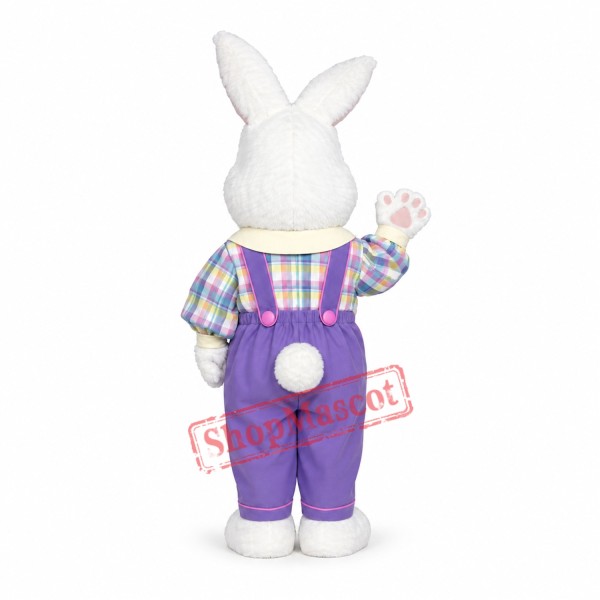 Fuzzy Bunny Mascot Costume Fuzzy Bunny Mascot Costume