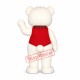 White Teddy Bear Mascot Costume White Teddy Bear Mascot Costume