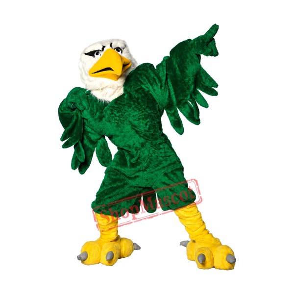 Green University Eagle Mascot Costume Green University Eagle Mascot Costume