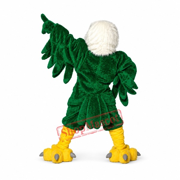 Green University Eagle Mascot Costume Green University Eagle Mascot Costume