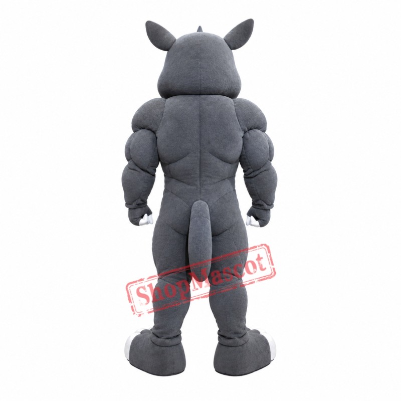 Power Rhino Mascot Costume