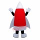 School Rocket Mascot Costume School Rocket Mascot Costume