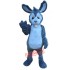 High Quality Blue Rabbit Mascot Costume
