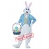 Blue Easter Bunny Mascot Costume Free Shipping