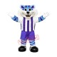 College Blue Tiger Mascot Costume