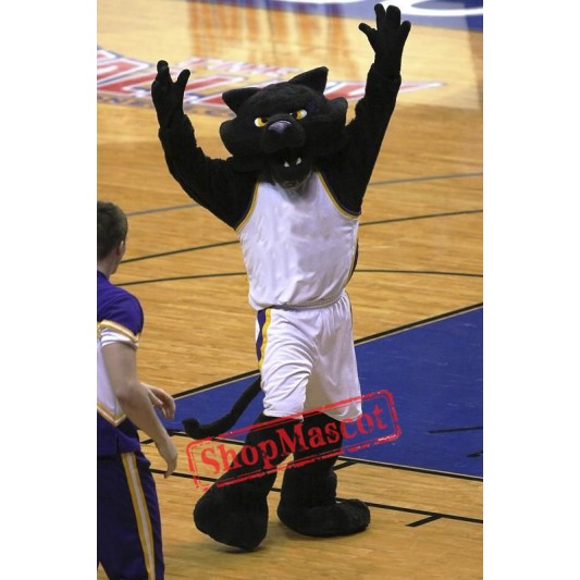 College Black Panther Mascot Costume