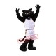 College Black Panther Mascot Costume