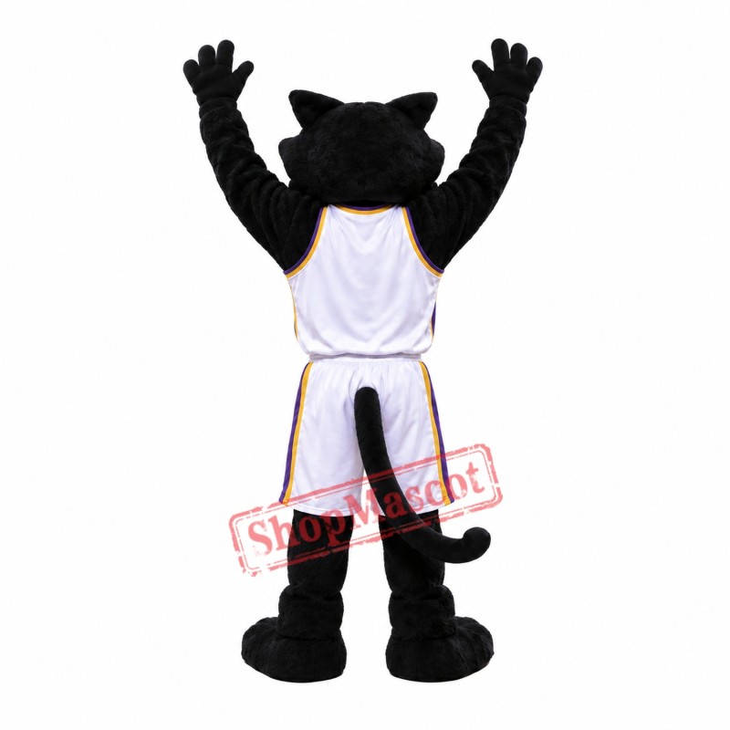 College Black Panther Mascot Costume
