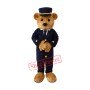 Gentleman Teddy Bear Mascot Costume