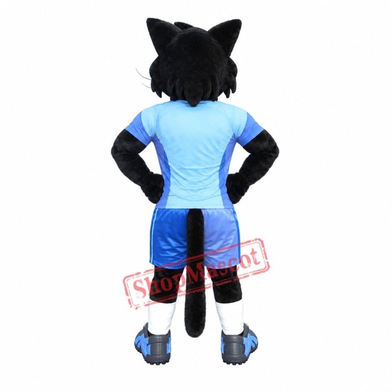 Sport Black Cat Mascot Costume