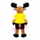 Super Cute Moose Mascot Costume Super Cute Moose Mascot Costume