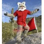 Brand New Fierce Wildcat Mascot Costume