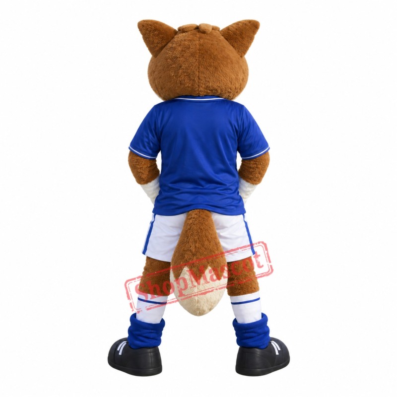 Adult Football Fox Mascot Costume Adult Football Fox Mascot Costume