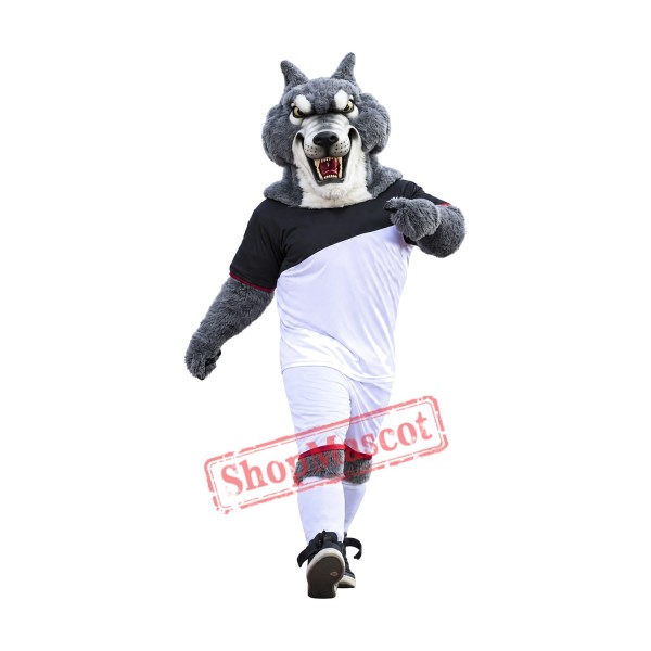 Football Wolf Mascot Costume