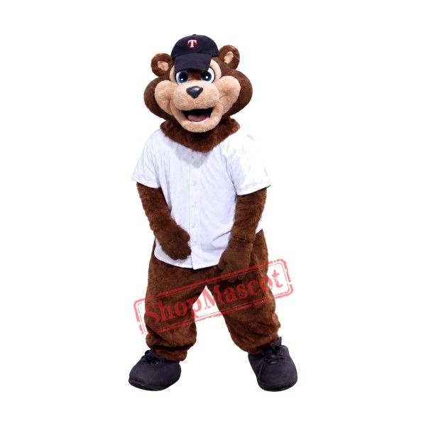Baseball Bear Mascot Costume
