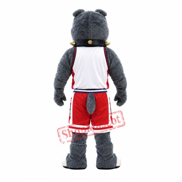 Cute College Bulldog Mascot Costume