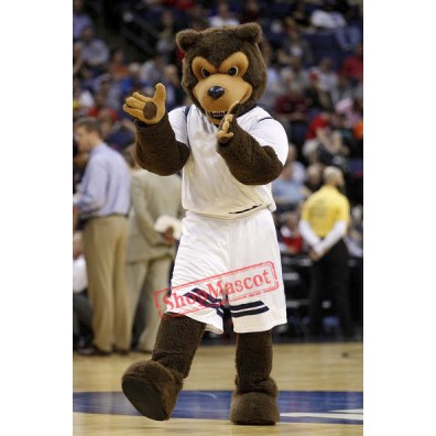 Brown Wolf Mascot Costume