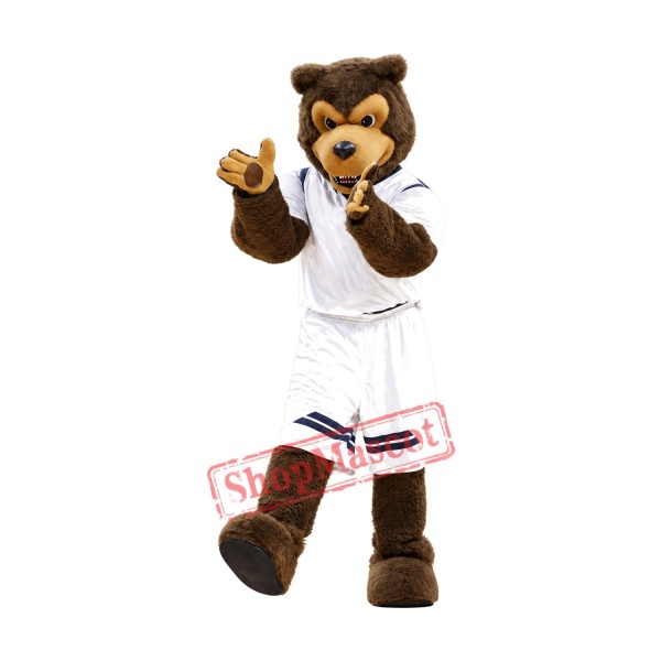 Brown Wolf Mascot Costume