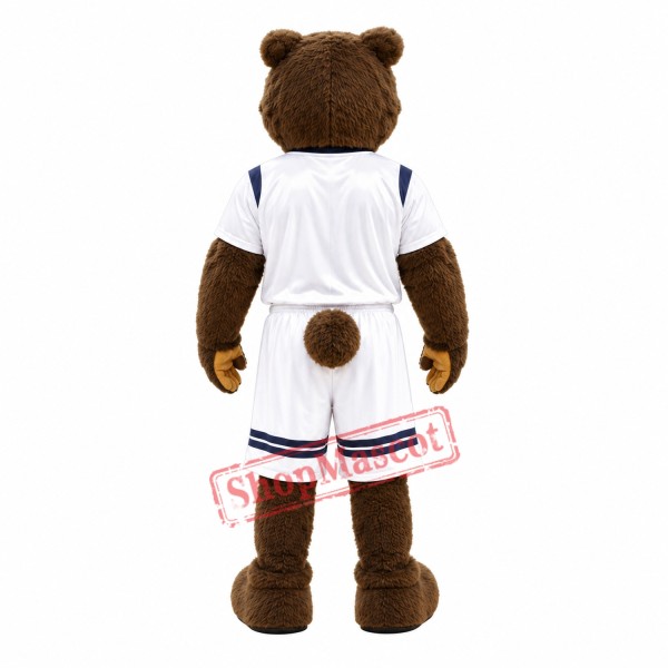Brown Wolf Mascot Costume Brown Wolf Mascot Costume