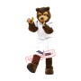Brown Wolf Mascot Costume