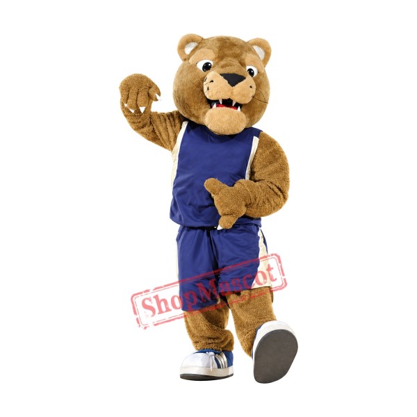 Golden Panther Mascot Costume
