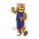 Golden Panther Mascot Costume Golden Panther Mascot Costume