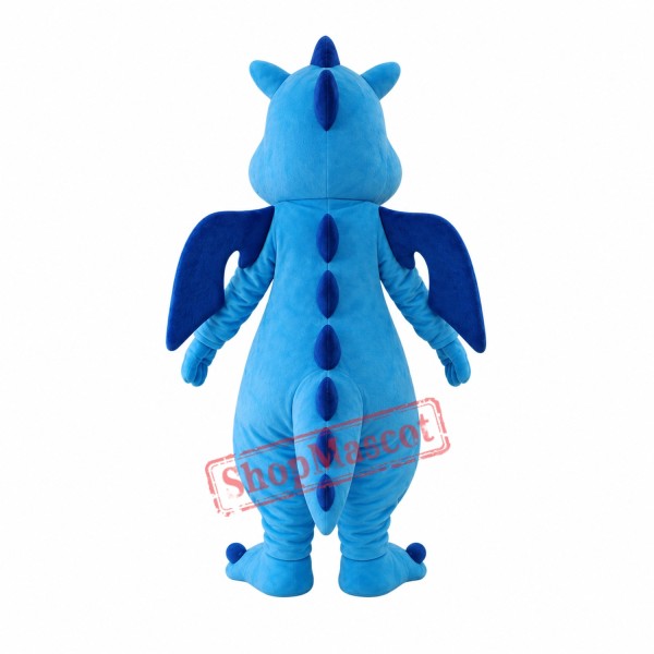 High Quality Blue Dinosaur Mascot Costume High Quality Blue Dinosaur Mascot Costume