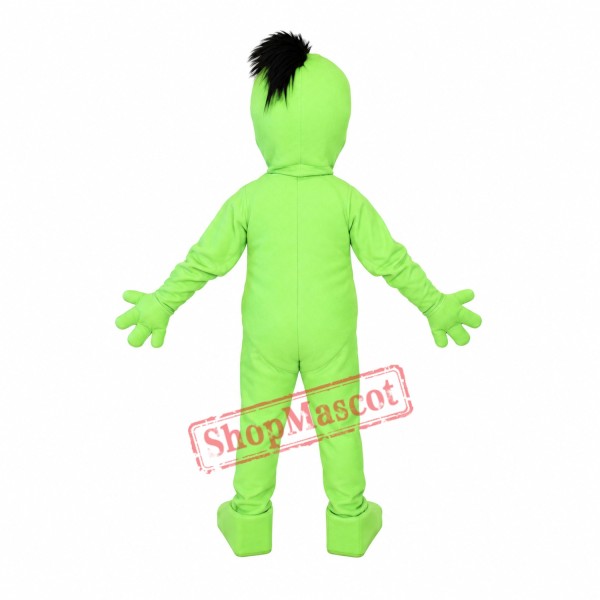 Adult Green Alien Mascot Costume Adult Green Alien Mascot Costume