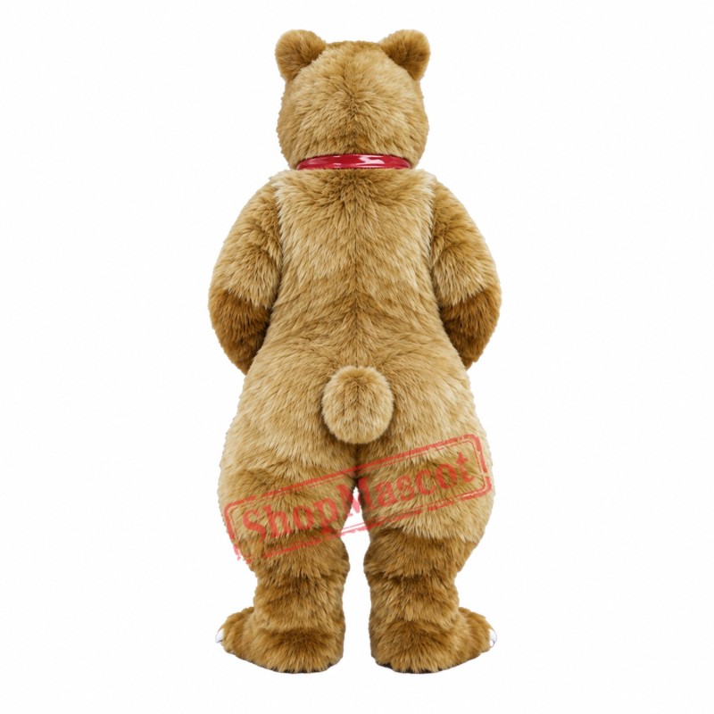 Thinker Bear Mascot Costume Thinker Bear Mascot Costume