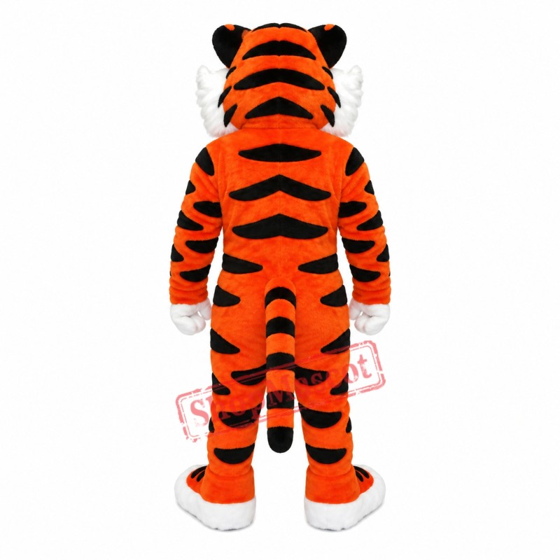 Friendly College Tiger Mascot Costume