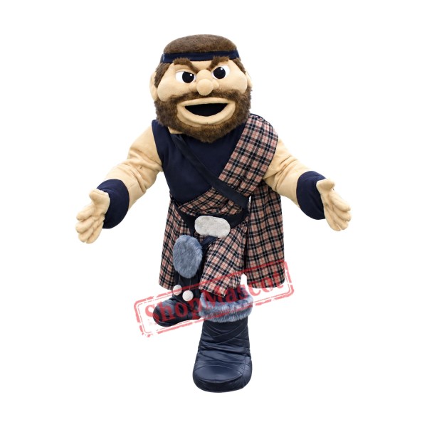 College Highlander Mascot Costume College Highlander Mascot Costume