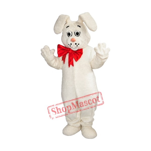  White Lightweight Rabbit Mascot Costume