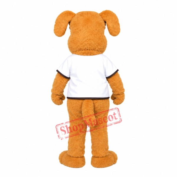 Cute Yellow Lightweight Dog Mascot Costume