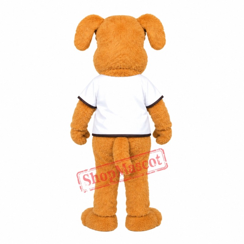 Cute Yellow Lightweight Dog Mascot Costume